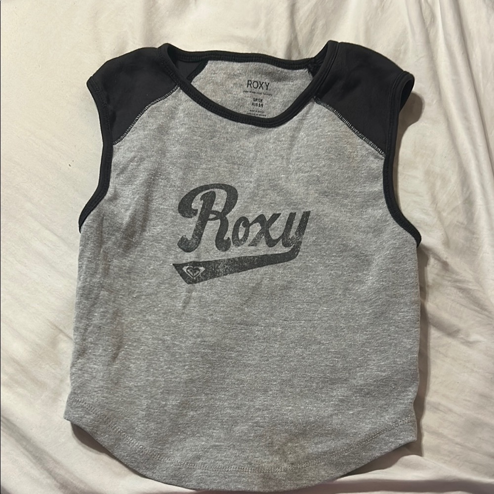 Roxy Black and Gray Tank Top